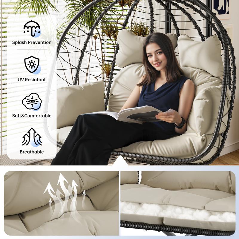 Double Hanging Egg Chair