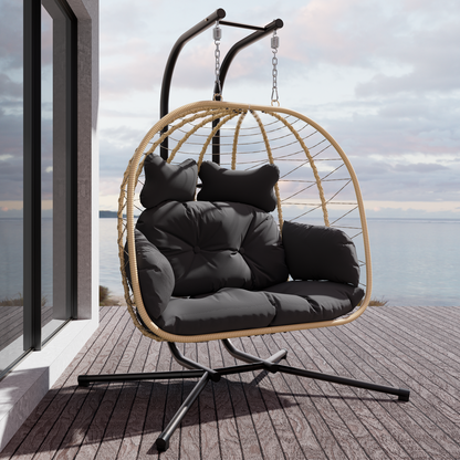 Double Hanging Egg Chair