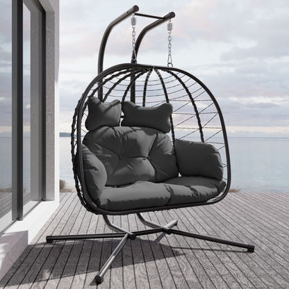 Double Hanging Egg Chair